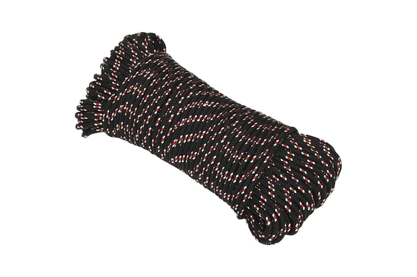 vidaXL 152325 Boat Rope Black 3mm 250 M Polypropylene vidaXL 152325 Boat Rope Black 3mm 250 M Polypropylene