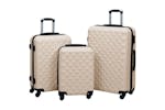 Vidaxl 92416 Hardcase Trolley Set 3 Pcs Gold Abs Vidaxl 92416 Hardcase Trolley Set 3 Pcs Gold Abs
