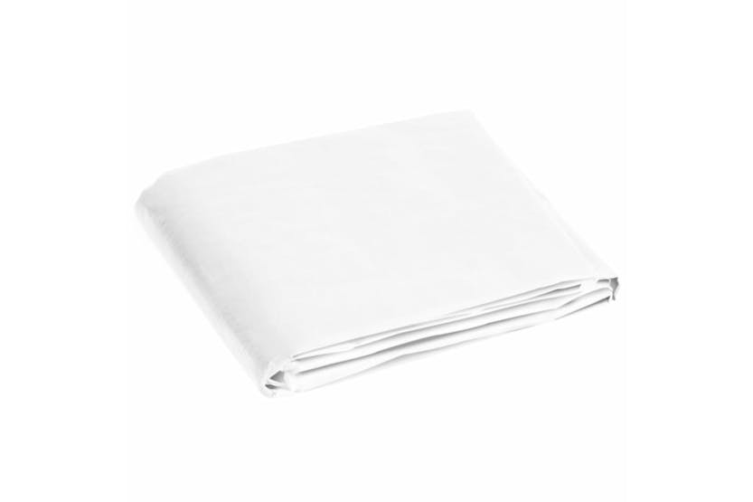 vidaXL 151585 Tarpaulin 180 G/m² 4x8 M White Hdpe vidaXL 151585 Tarpaulin 180 G/m² 4x8 M White Hdpe