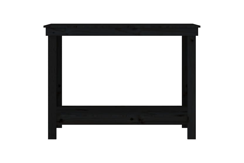 vidaXL 822505 Work Bench Black 110x50x80cm Solid Wood Pine vidaXL 822505 Work Bench Black 110x50x80cm Solid Wood Pine