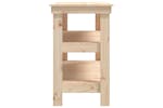 vidaXL 823644 Work Bench 110.5x50x80cm Solid Wood Pine vidaXL 823644 Work Bench 110.5x50x80cm Solid Wood Pine