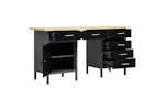vidaXL 145347 Workbench Black 160x60x85cm Steel vidaXL 145347 Workbench Black 160x60x85cm Steel