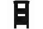 vidaXL 823648 Work Bench Black 110.5x50x80cm Solid Wood Pine vidaXL 823648 Work Bench Black 110.5x50x80cm Solid Wood Pine