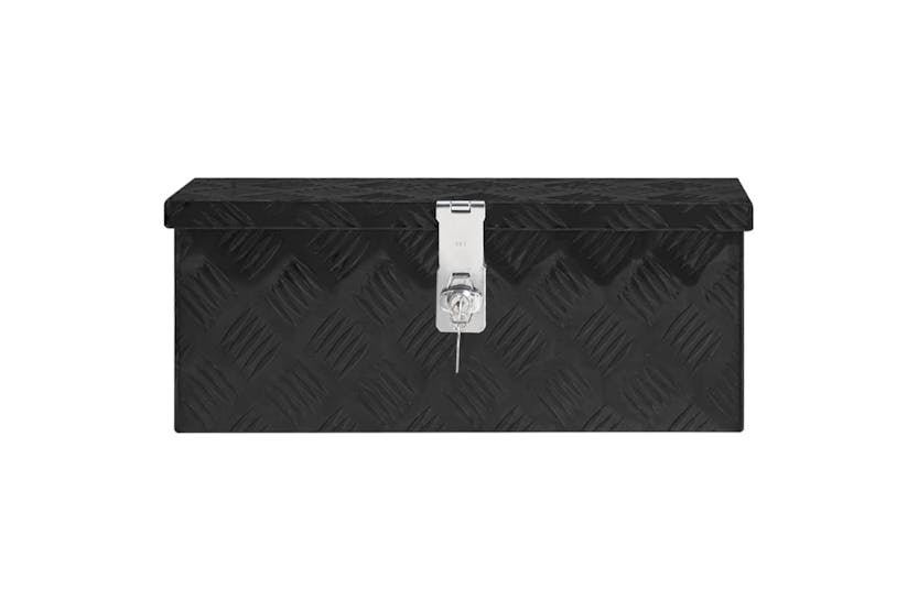 vidaXL 152247 Storage Box Black 50x20.5x15cm Aluminium vidaXL 152247 Storage Box Black 50x20.5x15cm Aluminium
