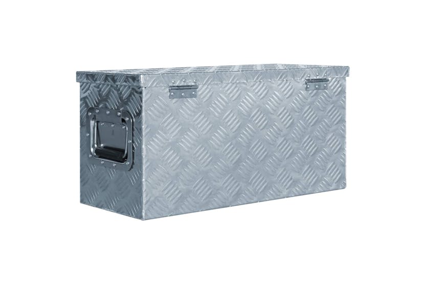 vidaXL 142936 Aluminium Box 61.5x26.5x30cm Silver vidaXL 142936 Aluminium Box 61.5x26.5x30cm Silver