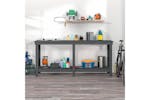 vidaXL 822513 Work Bench Grey 180x50x80cm Solid Wood Pine vidaXL 822513 Work Bench Grey 180x50x80cm Solid Wood Pine