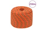 vidaXL 152677 Boat Rope Orange 14mm 250 M Polypropylene vidaXL 152677 Boat Rope Orange 14mm 250 M Polypropylene
