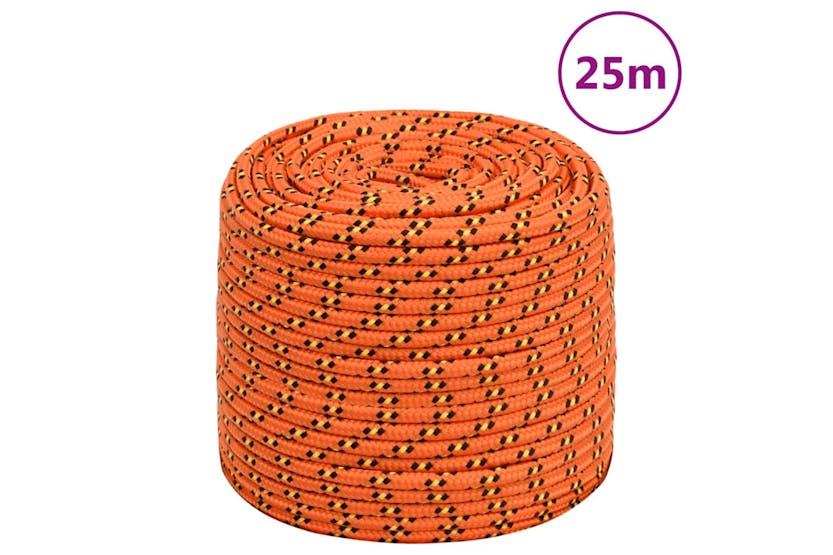 vidaXL 152665 Boat Rope Orange 10mm 25 M Polypropylene vidaXL 152665 Boat Rope Orange 10mm 25 M Polypropylene