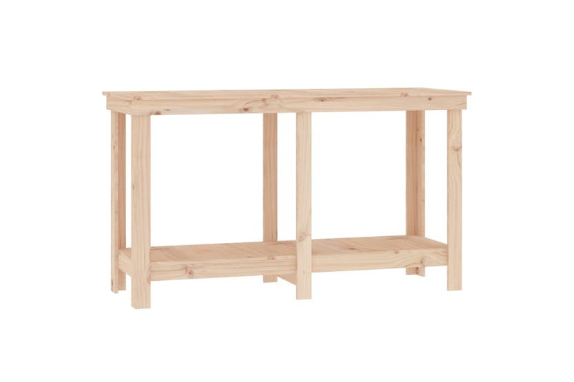 vidaXL 822506 Work Bench 140x50x80cm Solid Wood Pine vidaXL 822506 Work Bench 140x50x80cm Solid Wood Pine