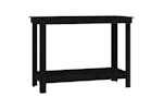 vidaXL 822505 Work Bench Black 110x50x80cm Solid Wood Pine vidaXL 822505 Work Bench Black 110x50x80cm Solid Wood Pine