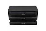 vidaXL 20121 Metal Tool Chest 3 Drawers Black vidaXL 20121 Metal Tool Chest 3 Drawers Black