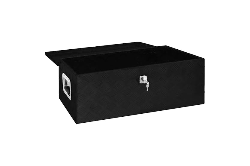 vidaXL 152255 Storage Box Black 90x47x33.5cm Aluminium vidaXL 152255 Storage Box Black 90x47x33.5cm Aluminium