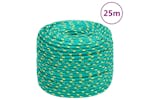 vidaXL 152708 Boat Rope Green 6mm 25 M Polypropylene vidaXL 152708 Boat Rope Green 6mm 25 M Polypropylene