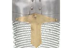 vidaXL 286222 Crusader Knight Helmet Antique Replica Larp Silver Steel vidaXL 286222 Crusader Knight Helmet Antique Replica Larp Silver Steel