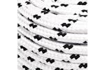 vidaXL 152761 Braided Boat Rope White 6mmx25 M Polyester vidaXL 152761 Braided Boat Rope White 6mmx25 M Polyester