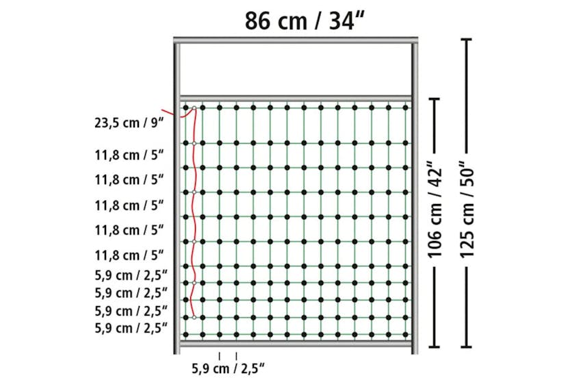 Kerbl 416054 Door For Electric Fence Nets 95-125 Cm 446518 Kerbl 416054 Door For Electric Fence Nets 95-125 Cm 446518