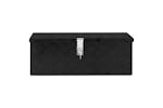 vidaXL 152251 Storage Box Black 70x31x27cm Aluminium vidaXL 152251 Storage Box Black 70x31x27cm Aluminium