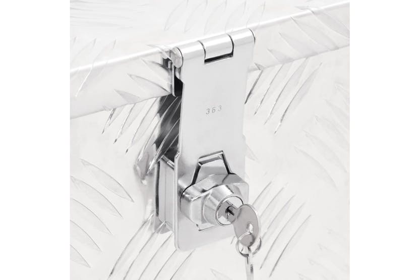 vidaXL 152246 Storage Box Silver 50x20.5x15cm Aluminium vidaXL 152246 Storage Box Silver 50x20.5x15cm Aluminium
