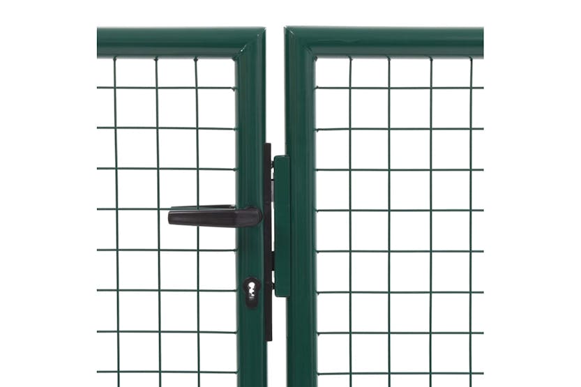 vidaXL 144304 Garden Gate Steel 350x75cm Green vidaXL 144304 Garden Gate Steel 350x75cm Green