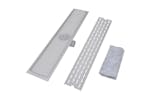 vidaXL 275955 Linear Shower Drain 2 Pcs Line 730x140mm Stainless Steel vidaXL 275955 Linear Shower Drain 2 Pcs Line 730x140mm Stainless Steel