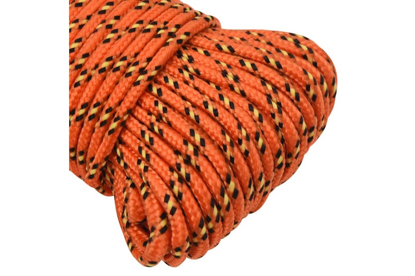 vidaXL 152648 Boat Rope Orange 4mm 250 M Polypropylene vidaXL 152648 Boat Rope Orange 4mm 250 M Polypropylene