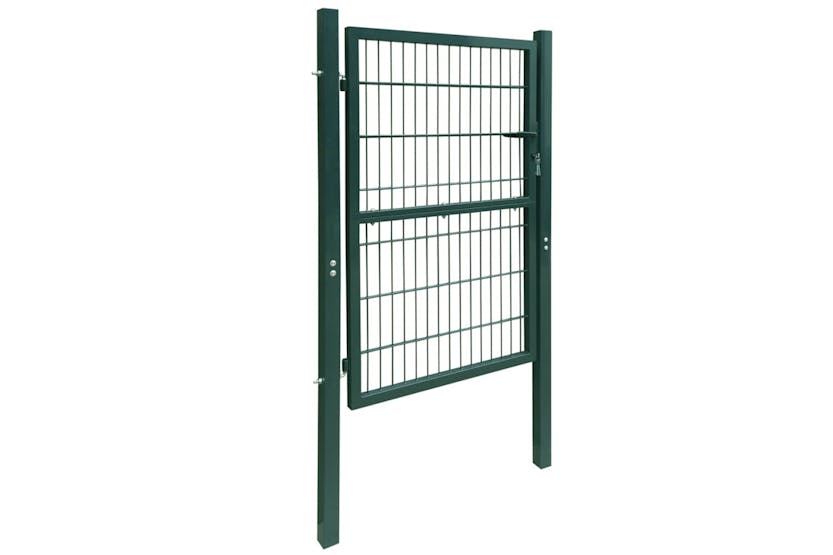 vidaXL 142029 Fence Gate Steel 106x248cm Green vidaXL 142029 Fence Gate Steel 106x248cm Green
