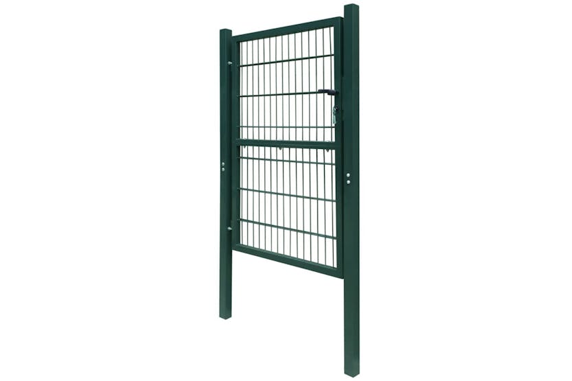 vidaXL 142029 Fence Gate Steel 106x248cm Green vidaXL 142029 Fence Gate Steel 106x248cm Green