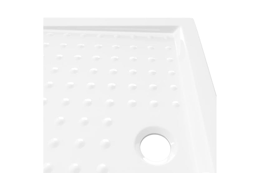 vidaXL 148896 Shower Base Tray With Dots White 90x70x4cm Abs vidaXL 148896 Shower Base Tray With Dots White 90x70x4cm Abs