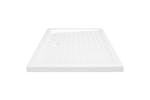 vidaXL 148896 Shower Base Tray With Dots White 90x70x4cm Abs vidaXL 148896 Shower Base Tray With Dots White 90x70x4cm Abs