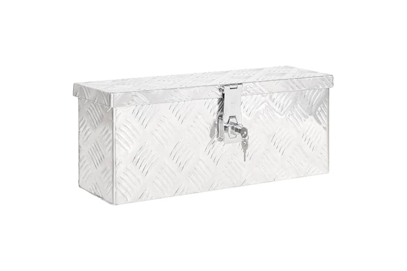 vidaXL 152246 Storage Box Silver 50x20.5x15cm Aluminium vidaXL 152246 Storage Box Silver 50x20.5x15cm Aluminium