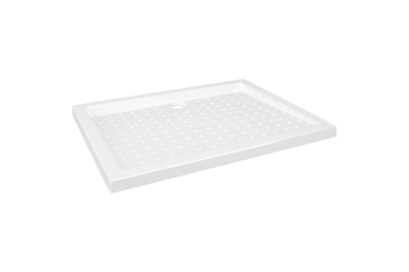 vidaXL 148896 Shower Base Tray With Dots White 90x70x4cm Abs vidaXL 148896 Shower Base Tray With Dots White 90x70x4cm Abs