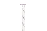 vidaXL 152773 Work Rope White 10mm 100 M Polyester vidaXL 152773 Work Rope White 10mm 100 M Polyester