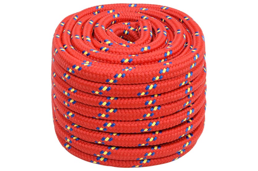vidaXL 152421 Boat Rope Red 20mm 50 M Polypropylene vidaXL 152421 Boat Rope Red 20mm 50 M Polypropylene