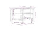 vidaXL 823650 Work Bench White 142.5x50x80cm Solid Wood Pine vidaXL 823650 Work Bench White 142.5x50x80cm Solid Wood Pine