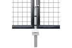 vidaXL 143367 Mesh Garden Gate Galvanised Steel 289x200cm Grey vidaXL 143367 Mesh Garden Gate Galvanised Steel 289x200cm Grey