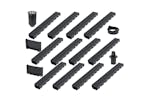 vidaXL 142881 Drainage Channels 12 Pcs Plastic 12 M vidaXL 142881 Drainage Channels 12 Pcs Plastic 12 M