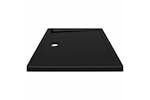 vidaXL 148911 Rectangular Abs Shower Base Tray Black 70x90cm vidaXL 148911 Rectangular Abs Shower Base Tray Black 70x90cm