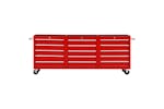 vidaXL 3056737 Tool Trolley With 15 Drawers Steel Red (147175+2x147176) vidaXL 3056737 Tool Trolley With 15 Drawers Steel Red (147175+2x147176)