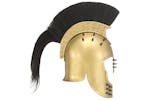 vidaXL 286234 Greek Warrior Helmet Antique Replica Larp Brass Steel vidaXL 286234 Greek Warrior Helmet Antique Replica Larp Brass Steel