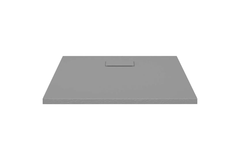 vidaXL 148933 Shower Base Tray Smc Grey 90x90cm vidaXL 148933 Shower Base Tray Smc Grey 90x90cm