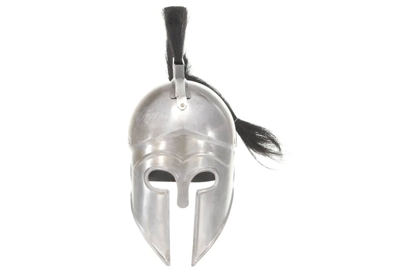 vidaXL 286120 Greek Warrior Helmet Antique Replica Larp Silver Steel vidaXL 286120 Greek Warrior Helmet Antique Replica Larp Silver Steel