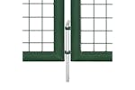 vidaXL 144305 Garden Gate Steel 350x100cm Green vidaXL 144305 Garden Gate Steel 350x100cm Green
