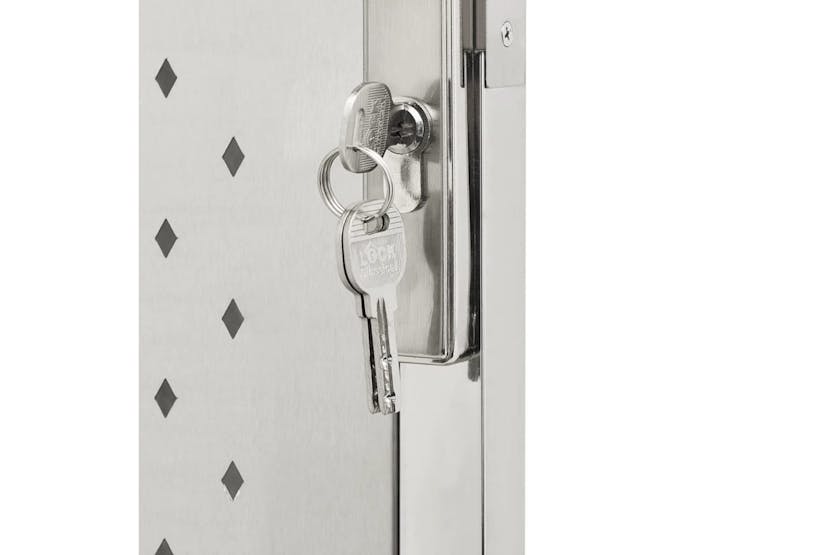 vidaXL 316864 Garden Gate 100x75cm Stainless Steel vidaXL 316864 Garden Gate 100x75cm Stainless Steel