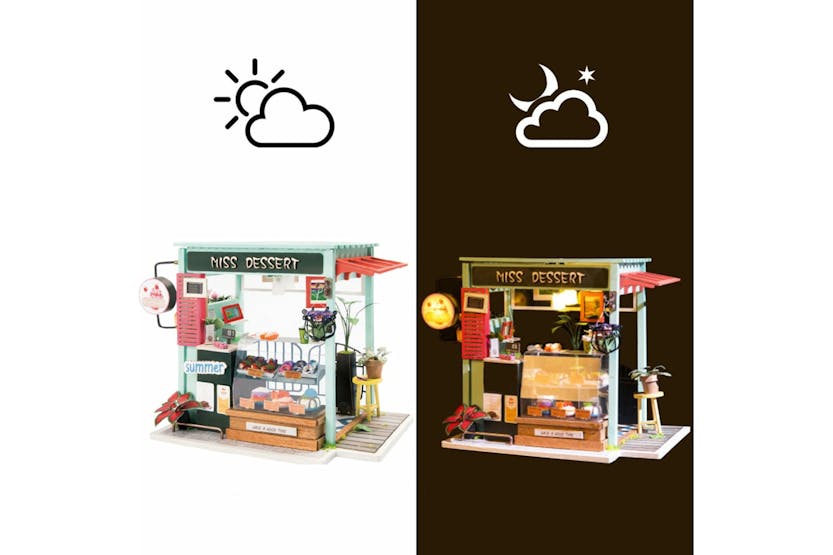 Robotime 432212 Diy Miniature Kit Dessert Shop Robotime 432212 Diy Miniature Kit Dessert Shop