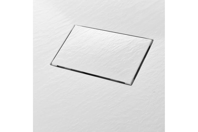 vidaXL 144771 Shower Base Tray Smc White 100x70cm vidaXL 144771 Shower Base Tray Smc White 100x70cm