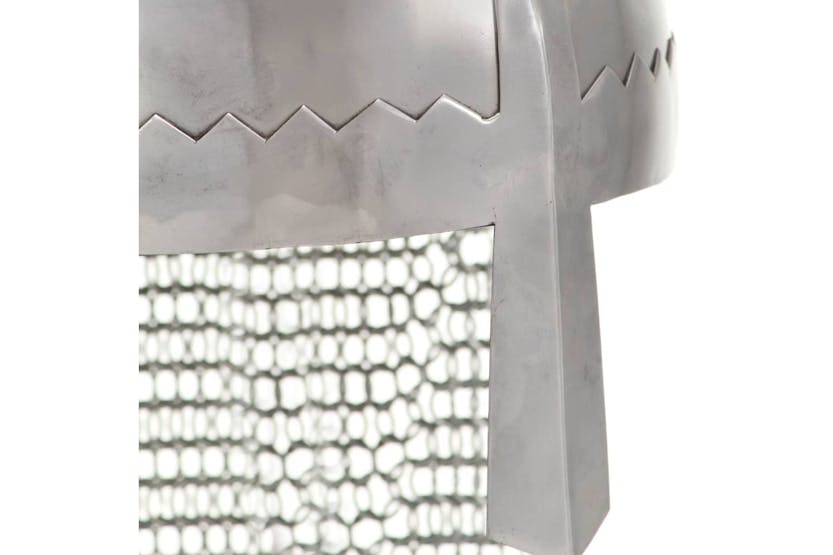 vidaXL 286211 Knight Helmet Antique Replica Larp Silver Steel vidaXL 286211 Knight Helmet Antique Replica Larp Silver Steel