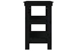 vidaXL 823643 Work Bench Black 78.5x50x80cm Solid Wood Pine vidaXL 823643 Work Bench Black 78.5x50x80cm Solid Wood Pine