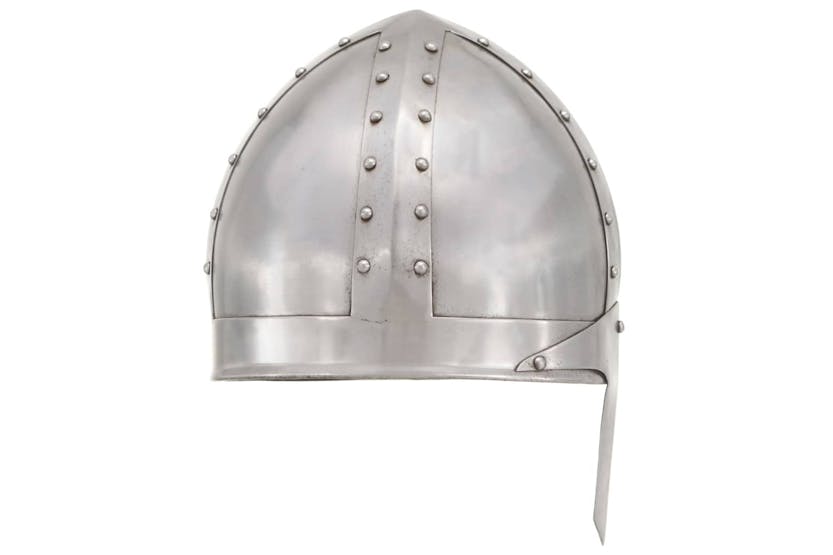 vidaXL 286216 Medieval Knight Helmet Antique Replica Larp Silver Steel vidaXL 286216 Medieval Knight Helmet Antique Replica Larp Silver Steel