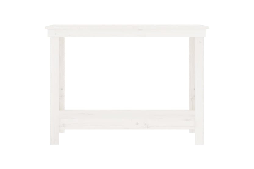 vidaXL 822502 Work Bench White 110x50x80cm Solid Wood Pine vidaXL 822502 Work Bench White 110x50x80cm Solid Wood Pine