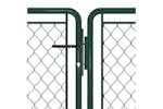vidaXL 144414 Garden Gate Steel 400x75cm Green vidaXL 144414 Garden Gate Steel 400x75cm Green